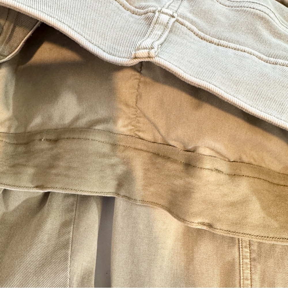 Spanx Utility Cargo Pants High Rise Straight Leg Workwear Y2K Sage Green M - Picture 8 of 11